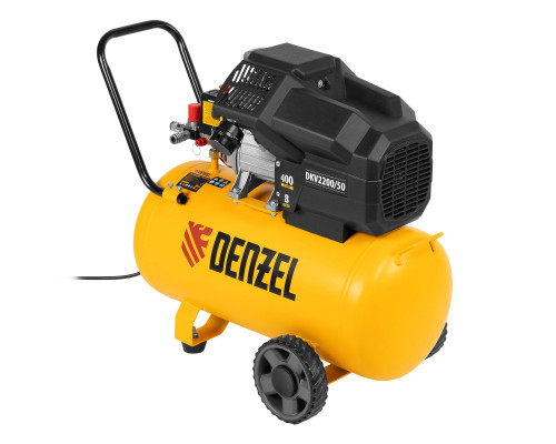 Компрессор воздушный DKV2200/50, Х-PRO 2.2 кВт, 400 л/мин, 50 л Denzel (58083)