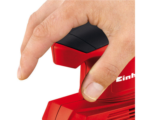 Шлифмашина вибрационная Einhell TC-OS 1520, 150Вт,23тыс/мин,2мм,подошва 187х90 мм,липучка/зажим (4460640)