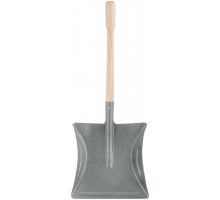 Совок для мусора стальной с ручкой