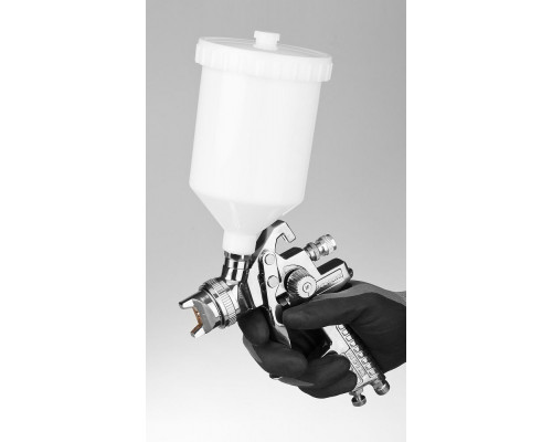 Краскопульт пневматический AirPro G, HVLP 1.4 мм, с верхним бачком STAYER Professional 06476-1.4