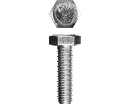 Болт M8 x 16 мм, кл. пр. 5.8, цинк, 5 кг, ГОСТ 7798-70 ЗУБР 303080-08-016