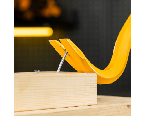 Лом-гвоздодер, 900 мм, шестигранный 19 мм, окрашенный, сталь 65 Denzel