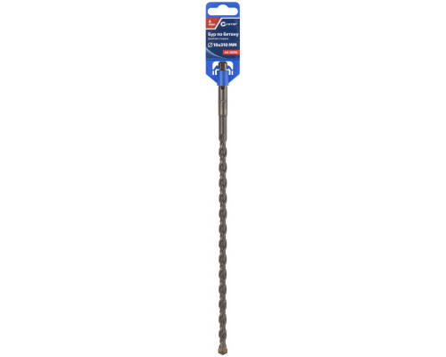 Бур по бетону CUTOP, Profi, двойная резьба, SDS-Plus, 10 х 310 мм (40-10310)