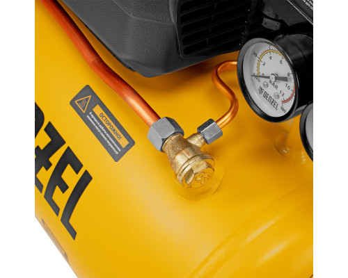 Компрессор воздушный DK1500/24, Х-PRO 1.5 кВт, 230 л/мин, 24 л Denzel (58063)