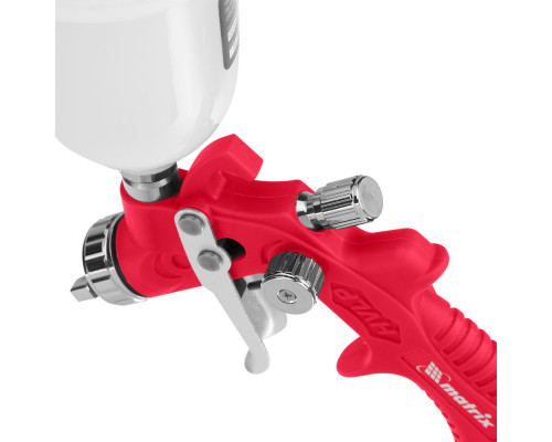 Краскораспылитель HVLP пневмат. с верхним бачком V= 0,1 л, сопло диаметром 0.8 мм Matrix (57325)