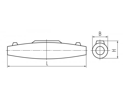 Муфта кабельная заливная соединительная МКС(б)-3 (КВТ) (102651)