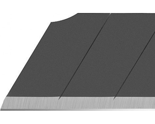 Черные сегментированные лезвия EXCEL BLACK 9 мм, 10 шт, в пластиковом кейсе + блистер, особо острые OLFA OL-ABB-10B