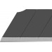 Черные сегментированные лезвия EXCEL BLACK 9 мм, 10 шт, в пластиковом кейсе + блистер, особо острые OLFA OL-ABB-10B
