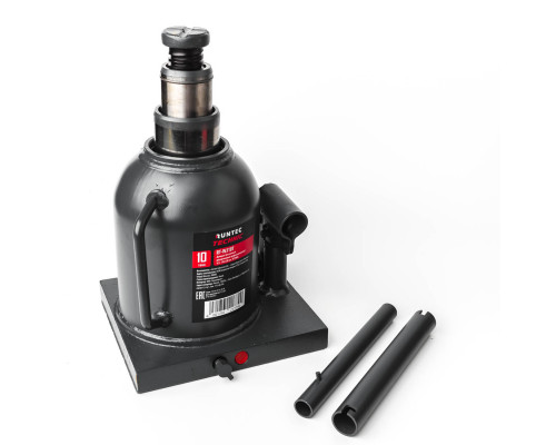 Домкрат бутылочный двухштоковый профессиональный 10 т, 170-430 мм TECHNIC RUNTEC RT-WJ10T