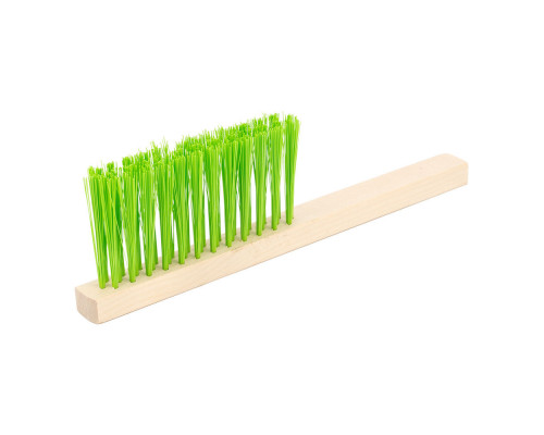 Щетка-сметка 3-рядная, 280 мм, деревянная ручка// Сибртех