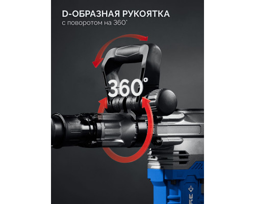 Отбойный молоток SDS-Max 20 Дж, 1500 Вт, АВТ ЗУБР Профессионал ЗММ-20-1500 ВК