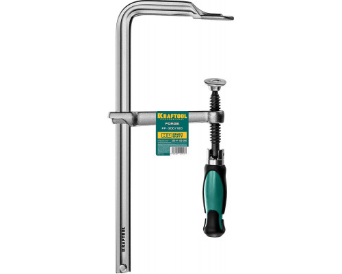 Цельнокованая струбцина F Forge FF-300/120, 120 х 300 мм KRAFTOOL 32014-120-300