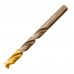 Набор сверл по металлу, 1-10 мм, Р6М5К8-TiN, Golden Tip, 10 шт Denzel (723005)