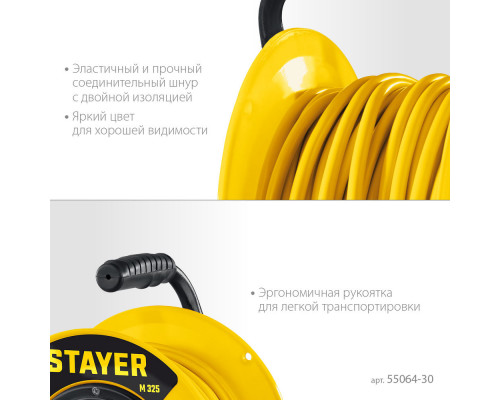 Правило с уровнем и ручками GRAND STAYER 3 м точность 1 мм/м 2 глазка 10752-3.0  