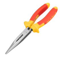 Длинногубцы прямые Insulated, 200 мм, двухкомпонентные рукоятки Matrix Professional (17103)