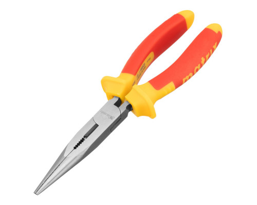 Длинногубцы прямые Insulated, 200 мм, двухкомпонентные рукоятки Matrix Professional (17103)