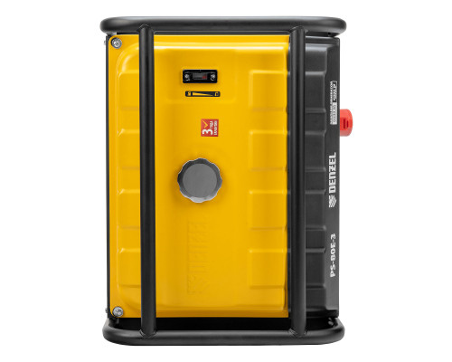 Генератор бензиновый PS 80 E-3, 6.6 кВт, 400 В, 25 л, электростартер Denzel (946954)