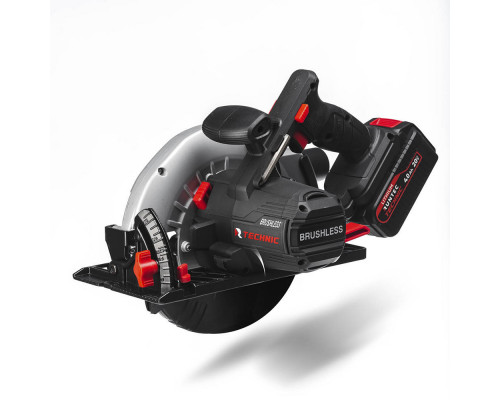 Пила циркулярная аккумуляторная TECHNIC 190*30 мм, 20В, 2*4Ач, 1000Вт RUNTEC RT-CS1000T