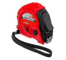 Рулетка Rubber,3 м х 16 мм,обрезиненный корпус Matrix