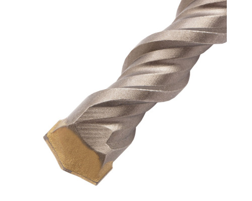 Бур по бетону, двойная спираль, три пылеотводящие кромки, 18 x 460 мм DENZEL (705045)