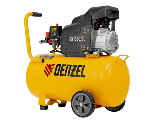 Компрессор воздушный DK1500/50, Х-PRO 1.5 кВт, 230 л/мин, 50 л Denzel (58064)