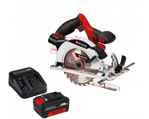 Пила циркулярная аккумуляторная Einhell PXC TE-CS 18/165-1 Li + 1 акк.4Ач + ЗУ 3А (4331207SET)