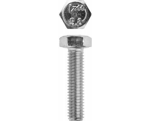 Болт M6 x 40 мм, кл. пр. 5.8, цинк, 5 кг, ГОСТ 7798-70 ЗУБР 303080-06-040