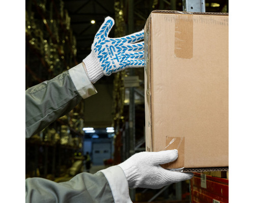 Перчатки х/б, ПВХ покрытие, 