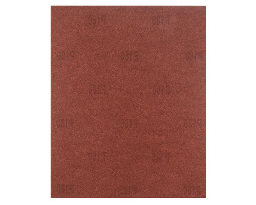 Шлифлист на бумажной основе, P 180, 230 х 280 мм, 10 шт, водостойкий Matrix (75612)