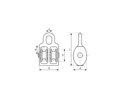 ЗУБР 8 x 30 мм, 1 шт, двойной блок (4-304596-30)