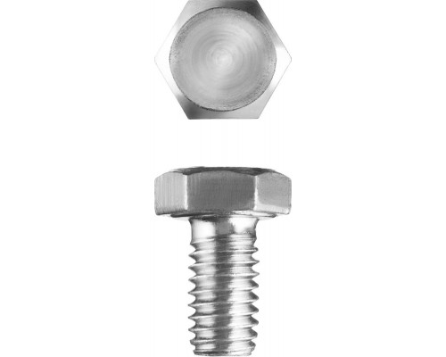 Болт M20 x 40 мм, кл. пр. 5.8, цинк, 5 кг, ГОСТ 7798-70 ЗУБР 303080-20-040