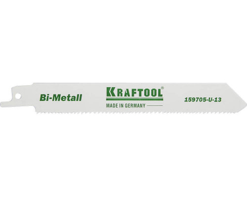 Полотно для сабельной пилы S922VF, по дереву и металлу, Bi-Met, шаг 1.8–2.5 мм, 130 мм KRAFTOOL 159705-U-13
