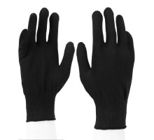 Перчатки Нейлон, 13 класс, черные, XL (67843)