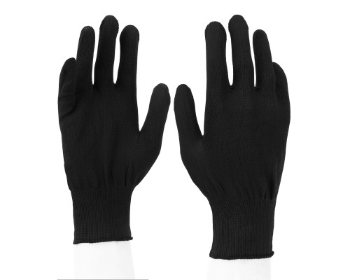 Перчатки Нейлон, 13 класс, черные, XL (67843)