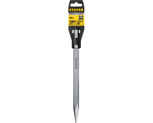 Зубило пикообразное Gorilla Force, 250 мм, SDS-Plus STAYER Professional 29351-00-250_z02