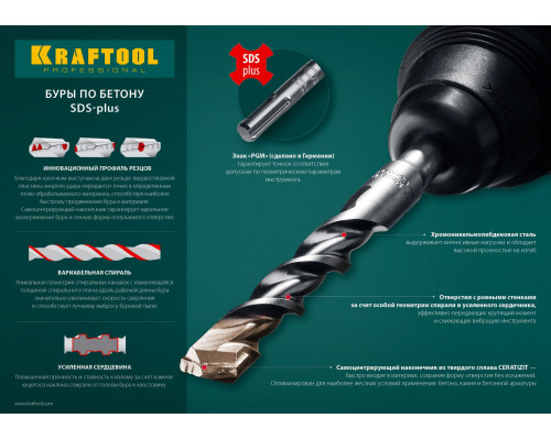KRAFTOOL Expert, 10 х 110 мм, SDS-plus бур (29320-110-10_z01)