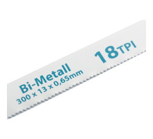 Полотна для ножовки по металлу, 300 мм, 18 TPI, BIM, 2 шт Gross (77730)