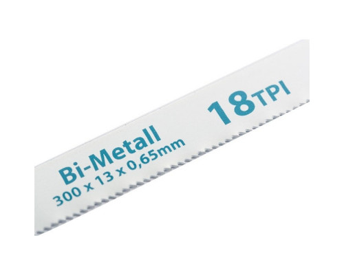 Полотна для ножовки по металлу, 300 мм, 18 TPI, BIM, 2 шт Gross (77730)