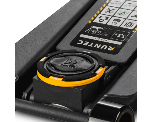 Домкрат подкатной низкого подхвата 3,5 т, 95-552 мм, усиленный RUNTEC RT-PJL35