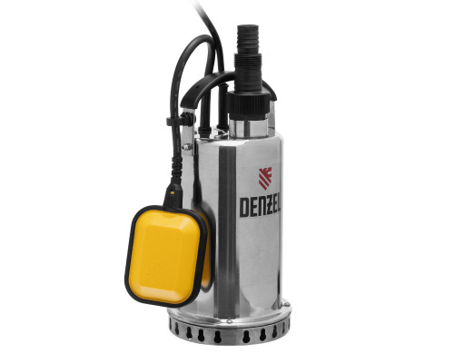 Дренажный насос DP600X, 600 Вт, подъем 7.5 м, 8500 л/ч Denzel (97220)