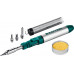 Газовый паяльник SolderGas, 70 B, 30–70 Вт, 1300°С, горелка, фен, набор 8 в 1 KRAFTOOL 55504-H8