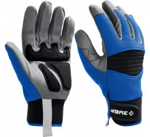 Перчатки комбинированные МОНТАЖНИК, L (9), для тяжелых механических работ, антивибрационные ЗУБР Профессионал 11475-L