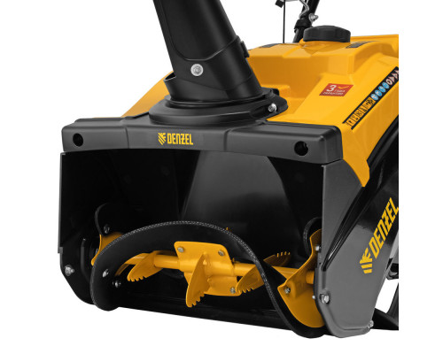 Бензиновая снегоуборочная машина SB 460 Sled, 99cc, лыжи ручной старт// Denzel (97648)