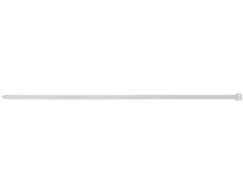Хомуты нейлоновые для проводов, белые 100 шт., 7,6х400 мм (60382)