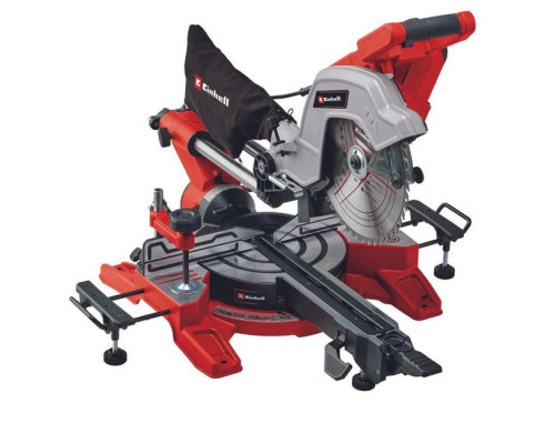 Пила торцовочная Einhell TE-SM 10 L Dual, 2100вт,254х30мм,пропил 305х85мм,лазер (4300877)