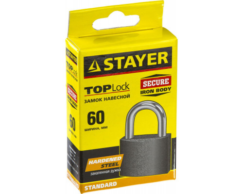 Замок навесной 60 мм STAYER 37160-60