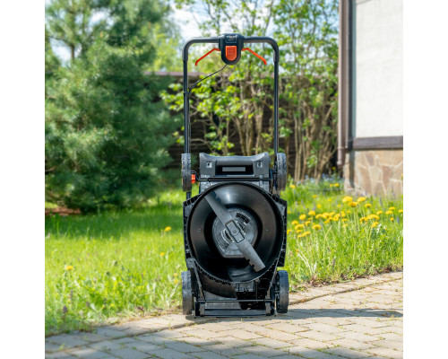 Газонокосилка аккумуляторная, 32 см, 1 аккумулятор 4Ач, ЗУ X2 20В