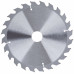 Диск пильный для циркулярных пил по дереву, 216 x 32 x 24T + кольцо 32/30 (37680М)