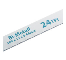 Полотна для ножовки по металлу, 300 мм, 24 TPI, BIM, 2 шт Gross (77729)