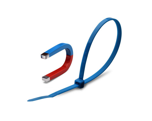 Стяжка нейлоновая КСС «Magnetic» 3х100 (син) (100шт) (Fortisflex) (87102)